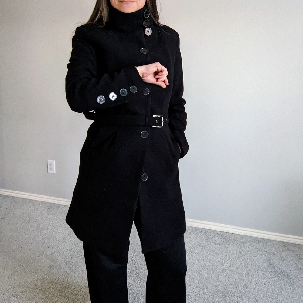 Zara single breasted coat